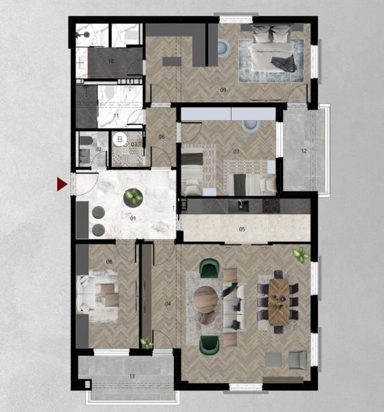  Prodaja, dvosoban stan u izgradnji  od 87 m2 