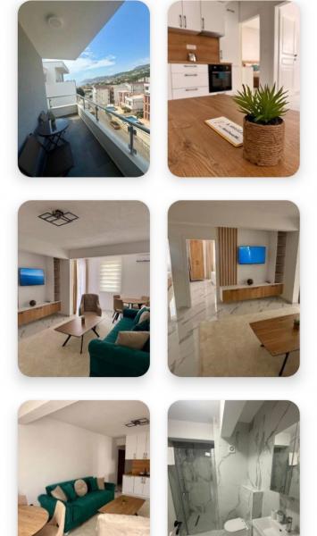  Izdavanje, dvosoban stan u Dobroj Vodi sa parkingom od 60 m2 350 e